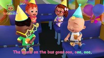 Wheels on the Birthday Bus Song!  Happy Birthday JJ!  - CoComelon Nursery Rhymes & Kids Songs- Fun Learning Land