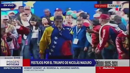 Nicolás Maduro agradece a quienes votaron por él