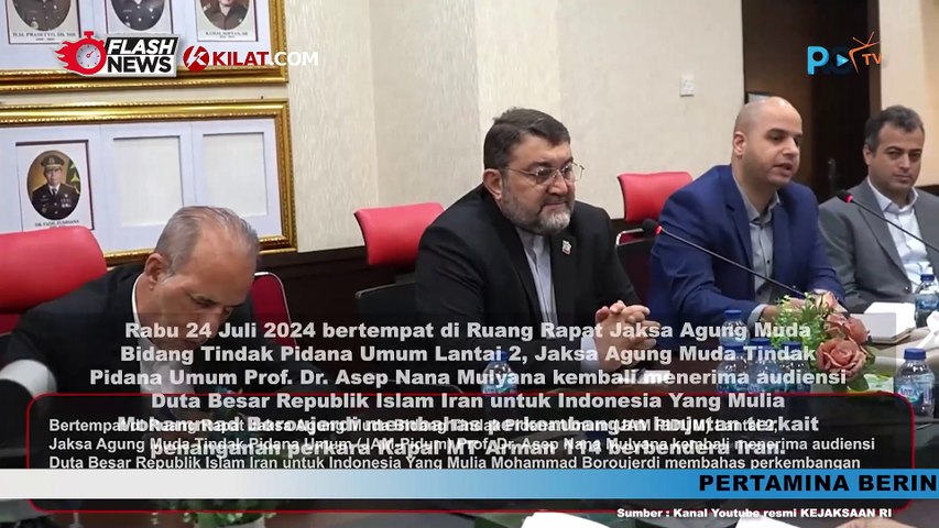 Jaksa Agung Muda Tindak Pidana Umum Kembali Menerima Audiensi dari Kedubes Islam Iran