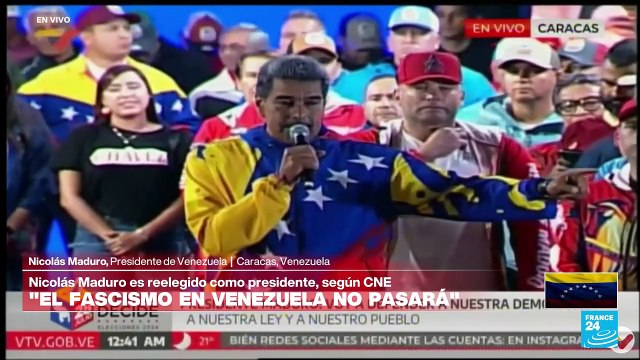 Nicolás Maduro: Soy Nicolás Maduro, presidente reelecto de la República Bolivariana de Venezuela