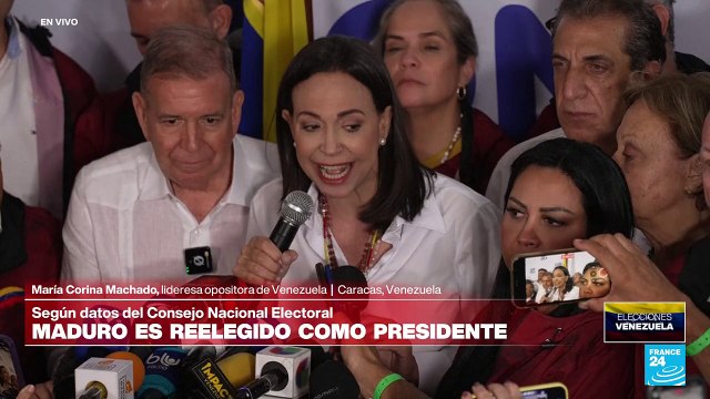 Oposición niega triunfo de Maduro y asegura que Edmundo González ganó presidenciales venezolanas