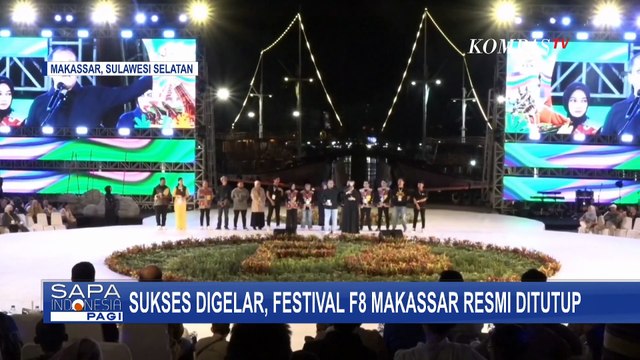 Sukses Digelar Selama 5 Hari, Festival f8 Makassar Resmi Ditutup dengan Meriah
