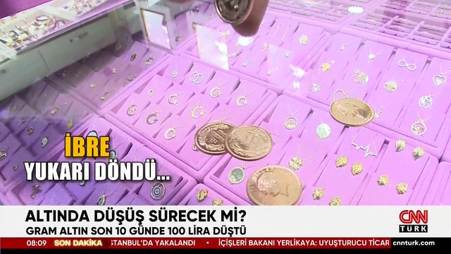 Video Haber | Altında düşüş sürecek mi? Gram altın son 10 günde 100 lira düştü