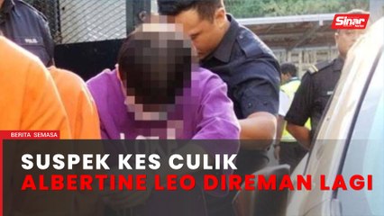 Suspek kes culik Albertine Leo direman enam hari lagi