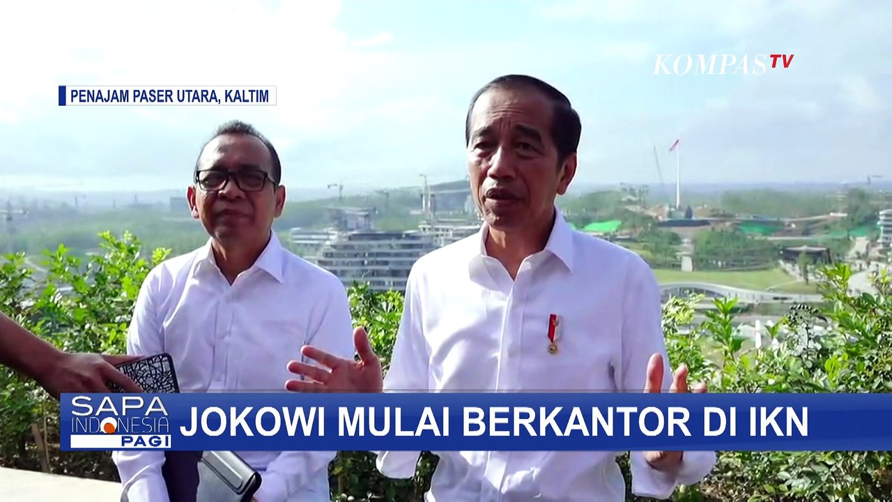 Jokowi Berkantor di IKN, Bahas Pertumbuhan Ekonomi di Kaltim hingga Tahapan Pembangunan