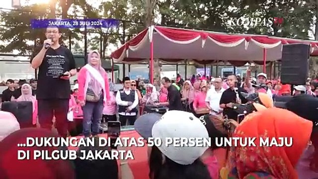 Anies Baswedan Jawab soal Kans Didukung PDIP Maju Pilgub Jakarta di Atas 50 Persen