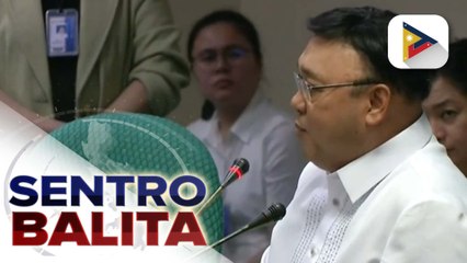 Télécharger la video: Dating Presidential Spokesperson Harry Roque, humarap sa pagdinig ng Senado hinggil sa mga ilegal POGO; suspended Mayor Alice Guo, ‘no show’ pa rin