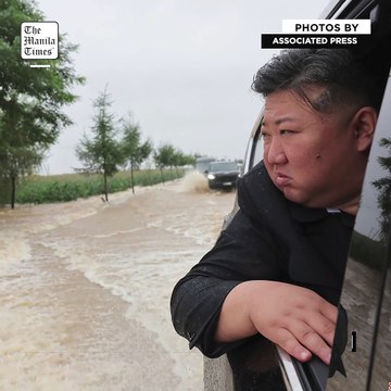 5,000 people rescued from flooding in North Korea in evacuation efforts led by Kim