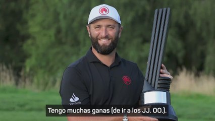 Jon Rahm: "Esta victoria me da mucha confianza para los JJ. OO."
