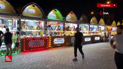Ortaköy'de bağırarak müşteri çekmeye çalışan 40 hanutçuya ceza