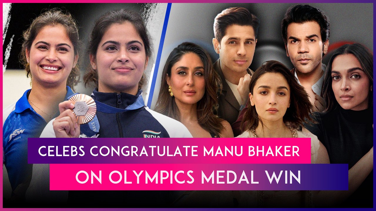 Manu Bhaker Wins Bronze At Paris Olympics 2024; Alia, Jackie & More Congratulate The Olympian