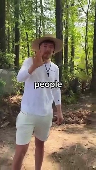 Mr beast in forest and giving challenge