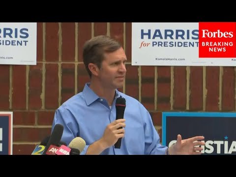 Kentucky Governor Andy Beshear, Top Dem VP Contender, Speaks At Harris Campaign Event