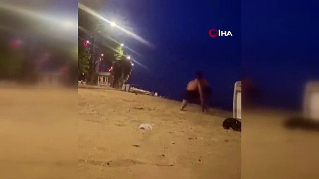 Yalova’da Sahilde Güreş Antrenmanı Yapan Genci Köpek Isırdı