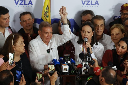 María Corina Machado proclama la victoria arrolladora de Edmundo González: Obtuvo el 70% de los votos