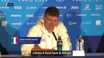 Paris 2024 - Marchand après sa première médaille d'or : 