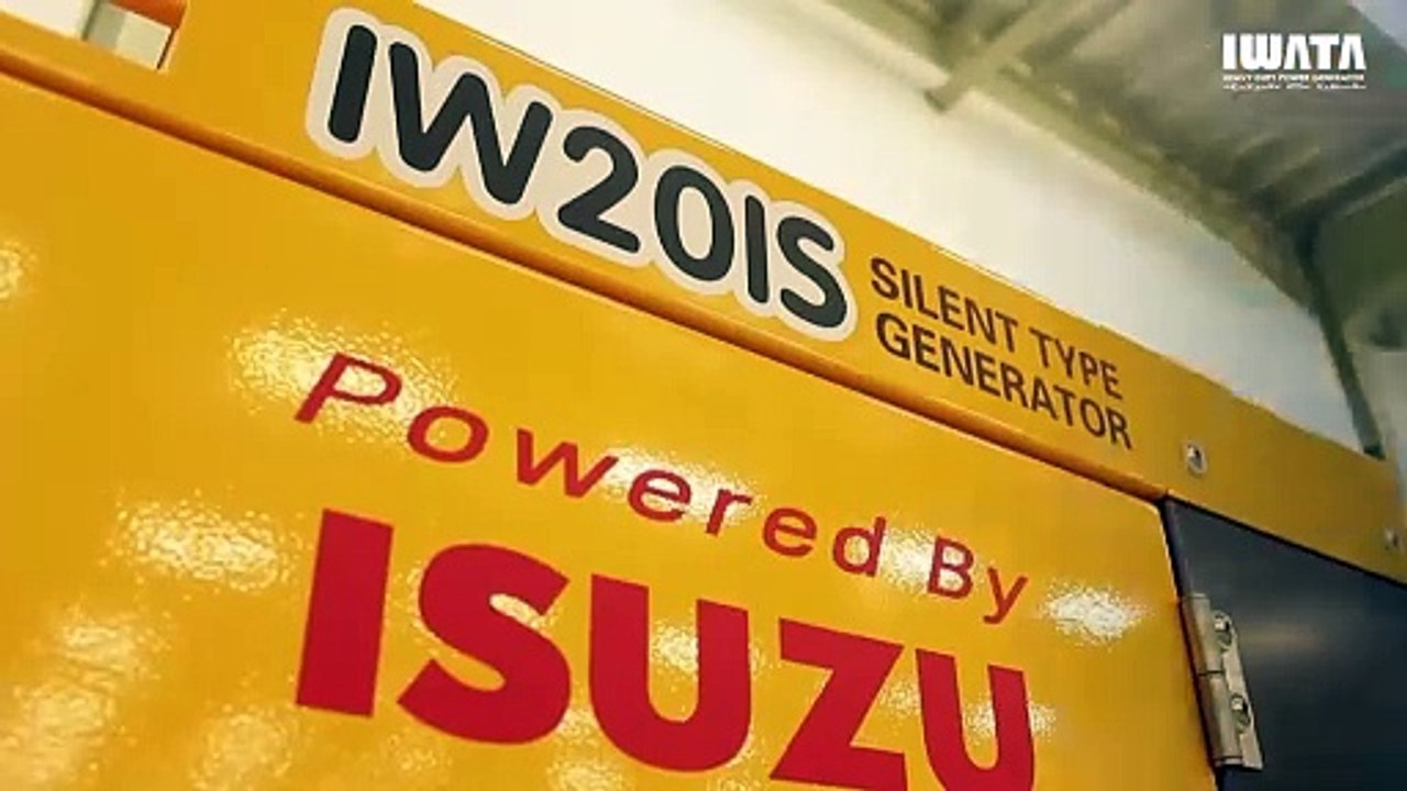GENSET SILENT TANGGUH DENGAN MESIN ISUZU - IWATA GENERATOR HEAVY DUTY IW20IS