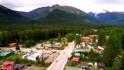 Aerial Views of Alaska USA