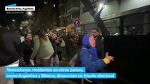 Así reaccionaron los venezolanos de todo el mundo a resultado electoral