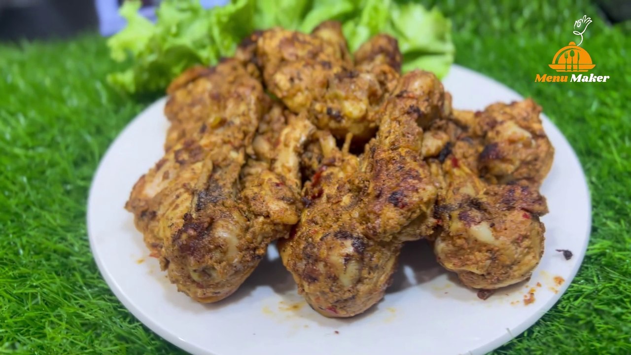 Delicious Chicken Kalmi Recipe | Unique Qalmi chicken Tikka | No Oven Easy recipe