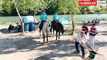Huzur şehri Tunceli'de atlı jandarma timi göreve başladı