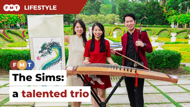 The Sims: a trio of traditional Chinese musicians and artists