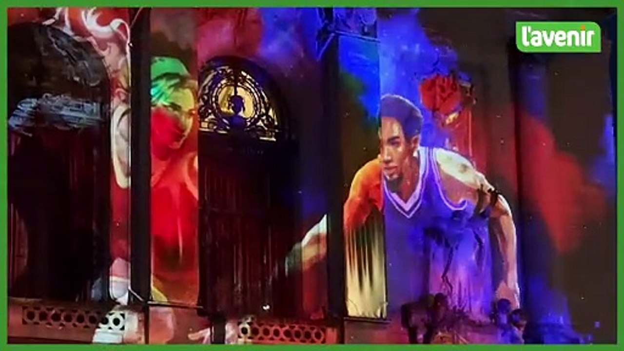 J.O. à Lille : un mapping vidéo sur la façade de l'opéra