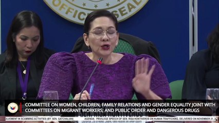 Sen. Gatchalian to Atty. Roque: “If you disrespect the chairperson, we’ll be compelled to cite you in contempt.”