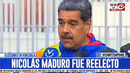 Télécharger la video: Elecciones en Venezuela: Nicolás Maduro logró la reelección con el 51% de los votos