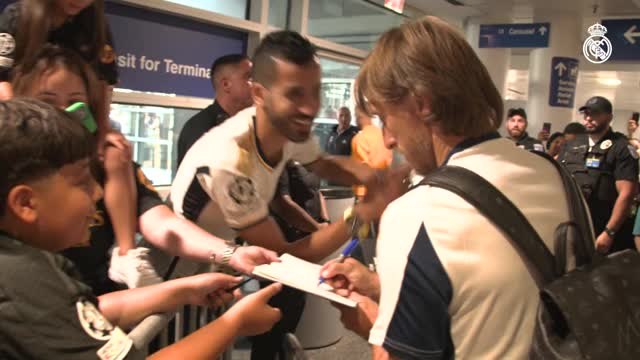 Real Madrid - Les Merengues sont arrivés à Chicago sans Mbapppé