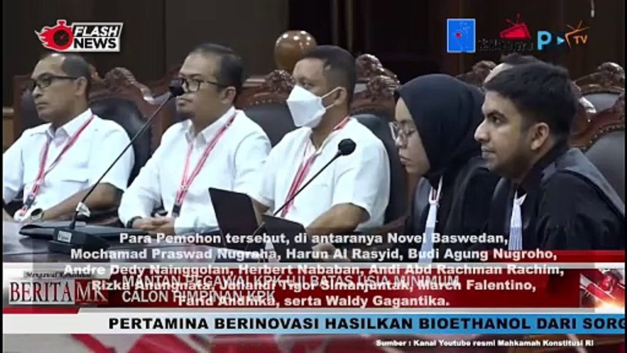 Novel Baswedan dan Sejumlah Eks Pegawai Uji Aturan Syarat Minimal Jadi Pimpinan KPK