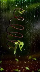 Hanging from the vines ️