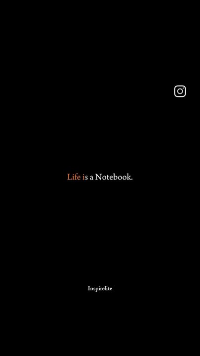 Life is notebook