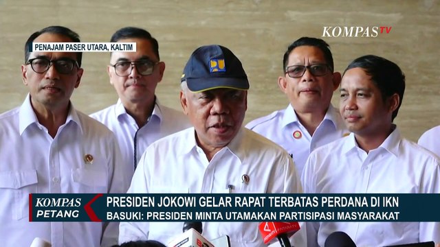 Berkantor dan Rapat Terbatas Perdana di IKN, Presiden Minta Utamakan Partisipasi Masyarakat