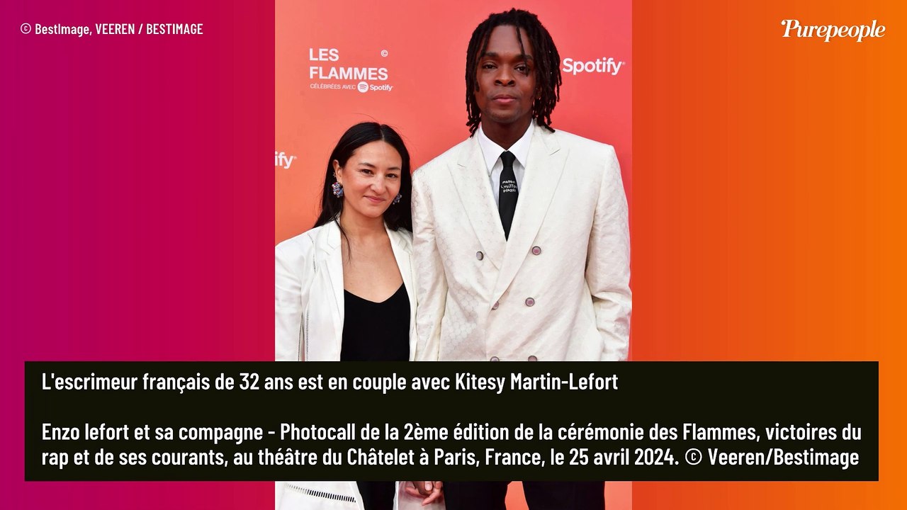 JO Paris 2024 : Enzo Lefort, la star de l'escrime français marié à une très jolie brune plus âgée que lui