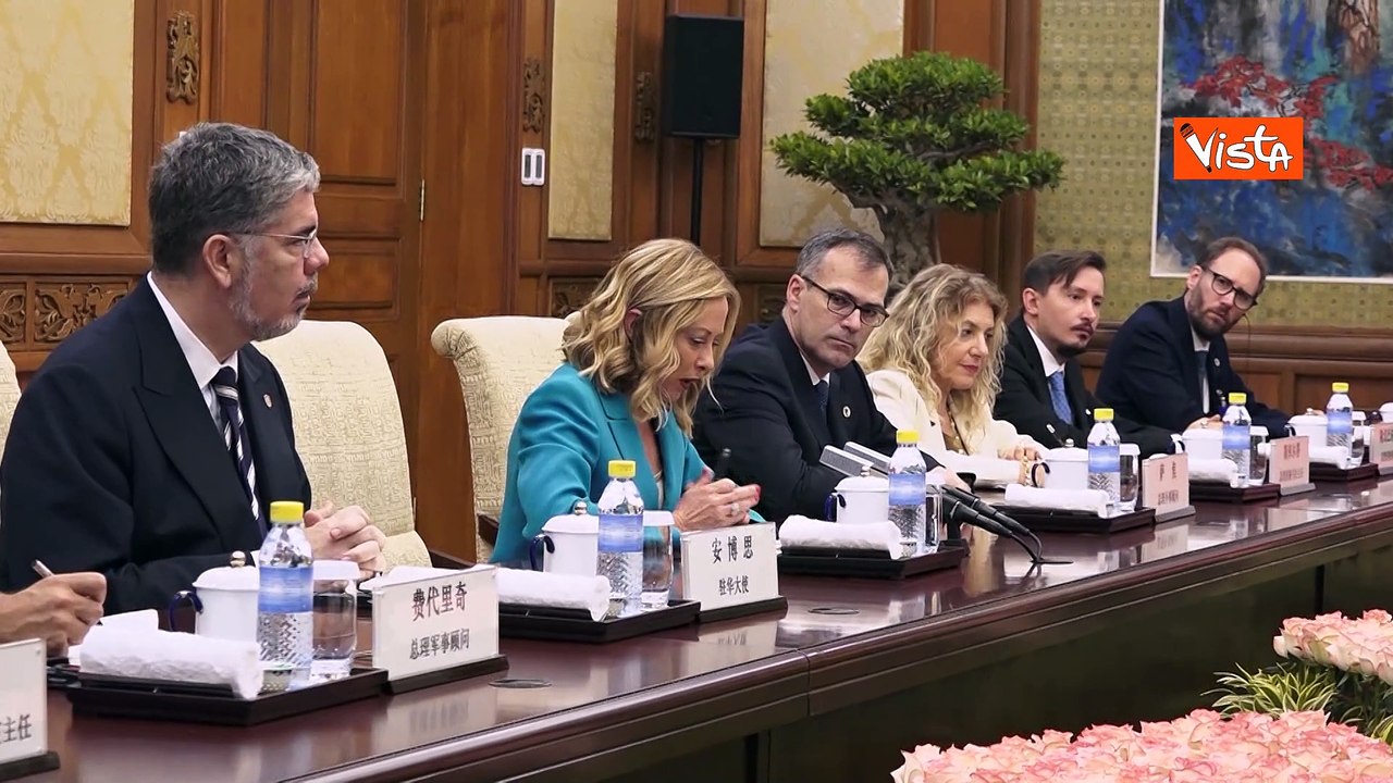 Meloni a Xi Jinping: "Cina partner fondamentale per stabilit? e pace"