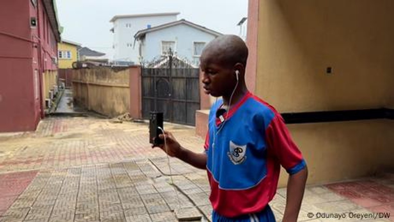 Nigerian creates smart cane for visually impaired people