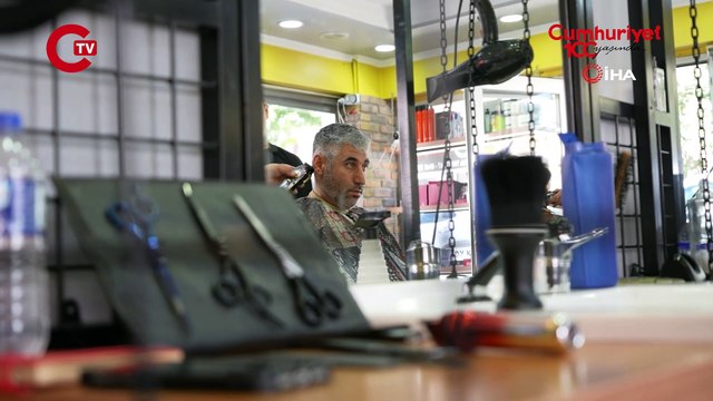 Berber ve kuaför dükkanını tatil gününde açan esnafa ceza