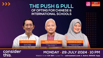 Consider This: Push & Pull (Part 2): Of Opting for Chinese & International Schools