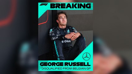 Formula One latest: Belgium GP drama after Russell disqualified and Red Bull’s dominance hanging in the balance