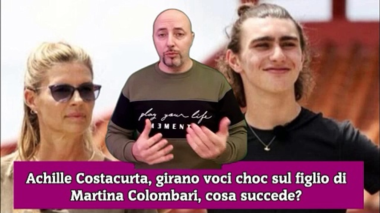 Achille Costacurta, girano voci choc sul figlio di Martina Colombari, cosa succede