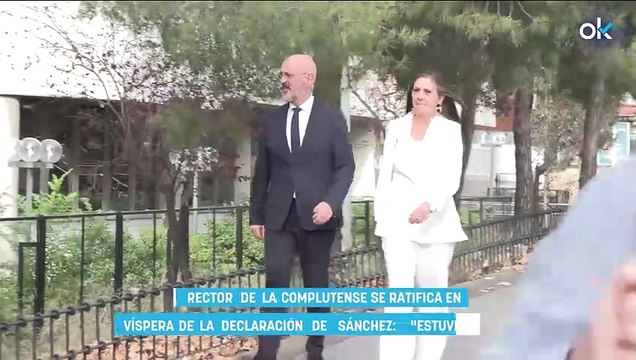 El rector de la Complutense se ratifica en víspera de la declaración de Sánchez: «Estuve en Moncloa»