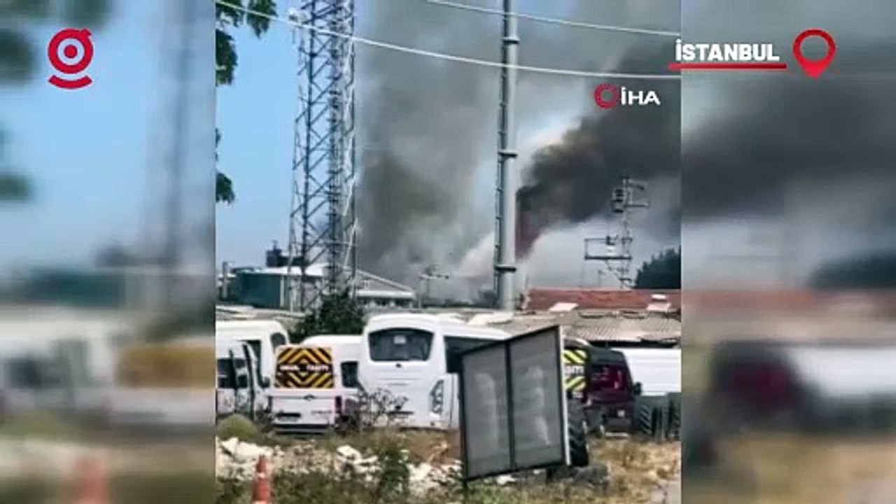 Silivri'de anız yangını: D-100 Karayolu Edirne istikameti trafiğe kapatıldı