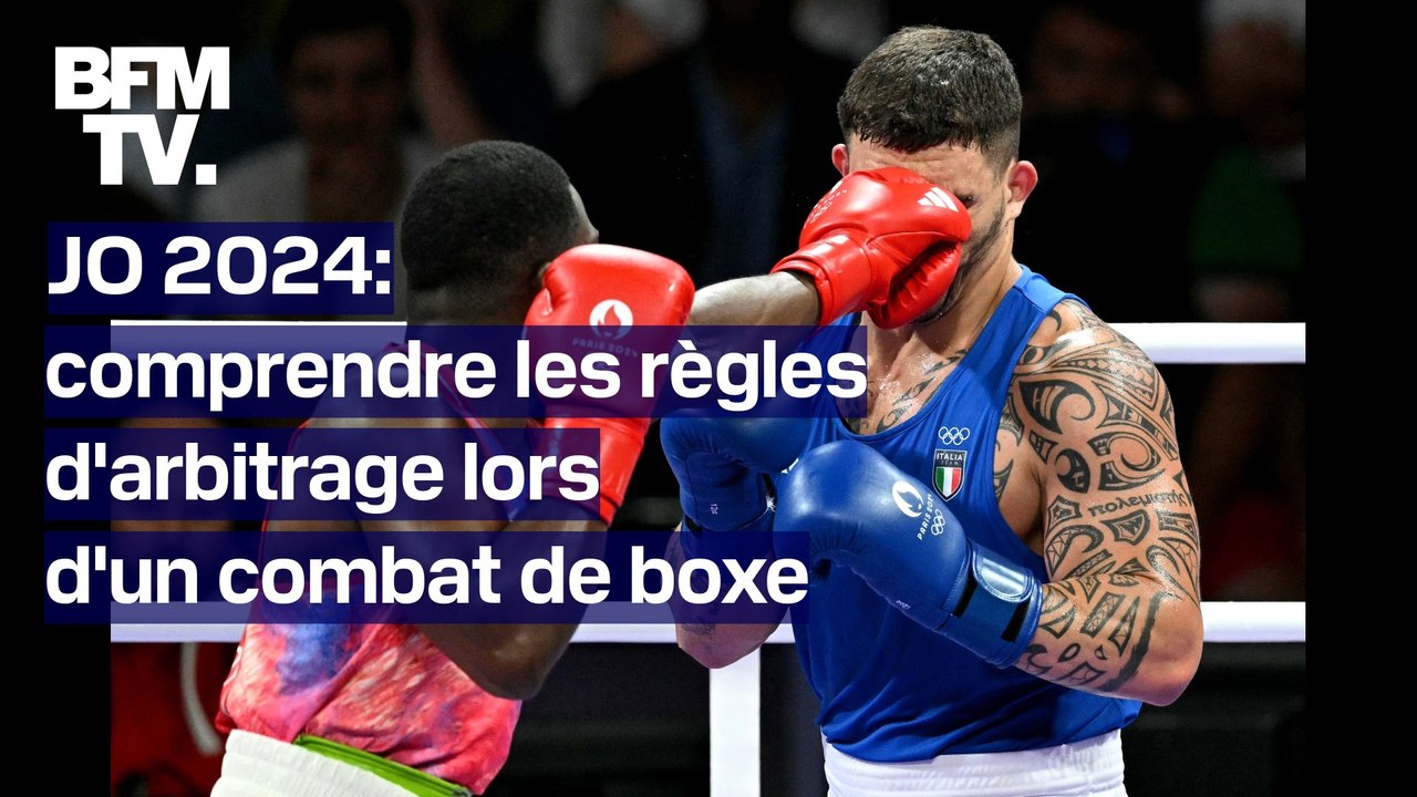 JO 2024: Comprendre les règles d'arbitrage lors d'un combat de boxe