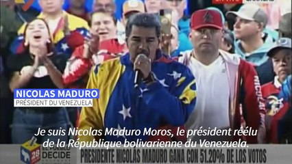 Au Venezuela, Maduro déclaré réélu mais l'opposition rejette le résultat