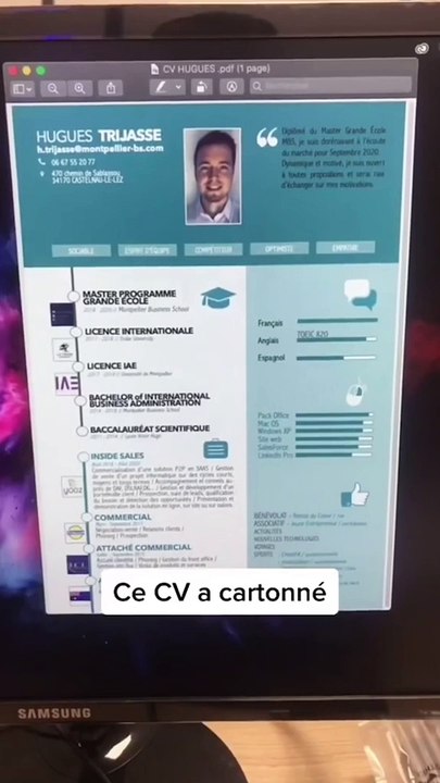 Faire un cv !
