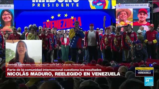 Informe desde Caracas: se esperan más pronunciamientos oficiales tras reelección de Nicolás Maduro