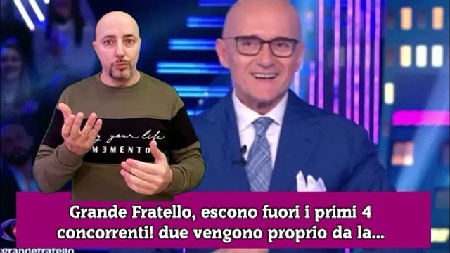 Grande Fratello, escono fuori i primi 4 concorrenti! due vengono proprio da la...