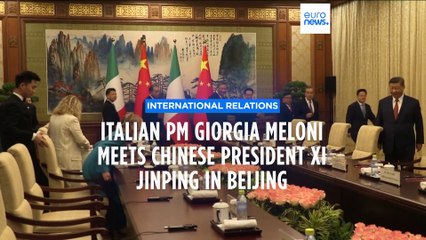 Italy and China agree to boost economic ties following Meloni-Xi meeting