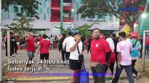 Puluhan Ribu Suporter Timnas Indonesia Padati Stadion GBT pada Final Piala AFF U-19